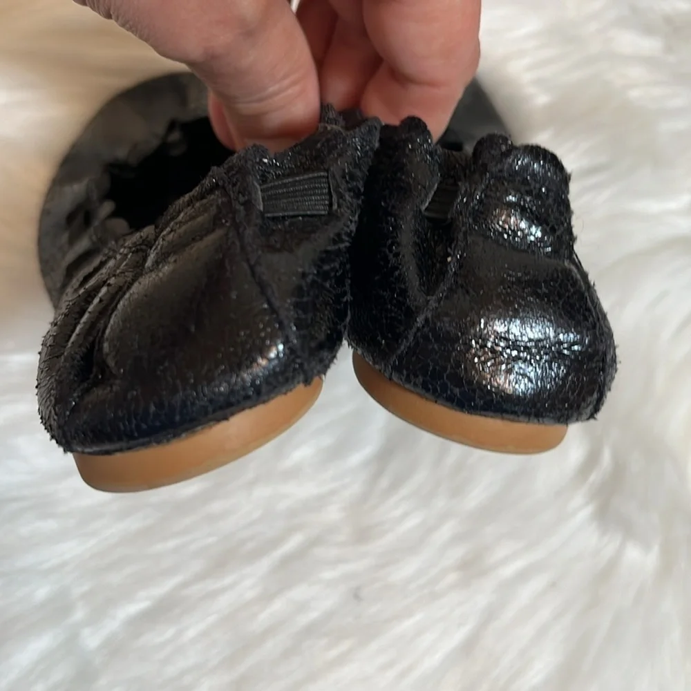 Tucker + Tate Black Flats Girl Dress Shoes